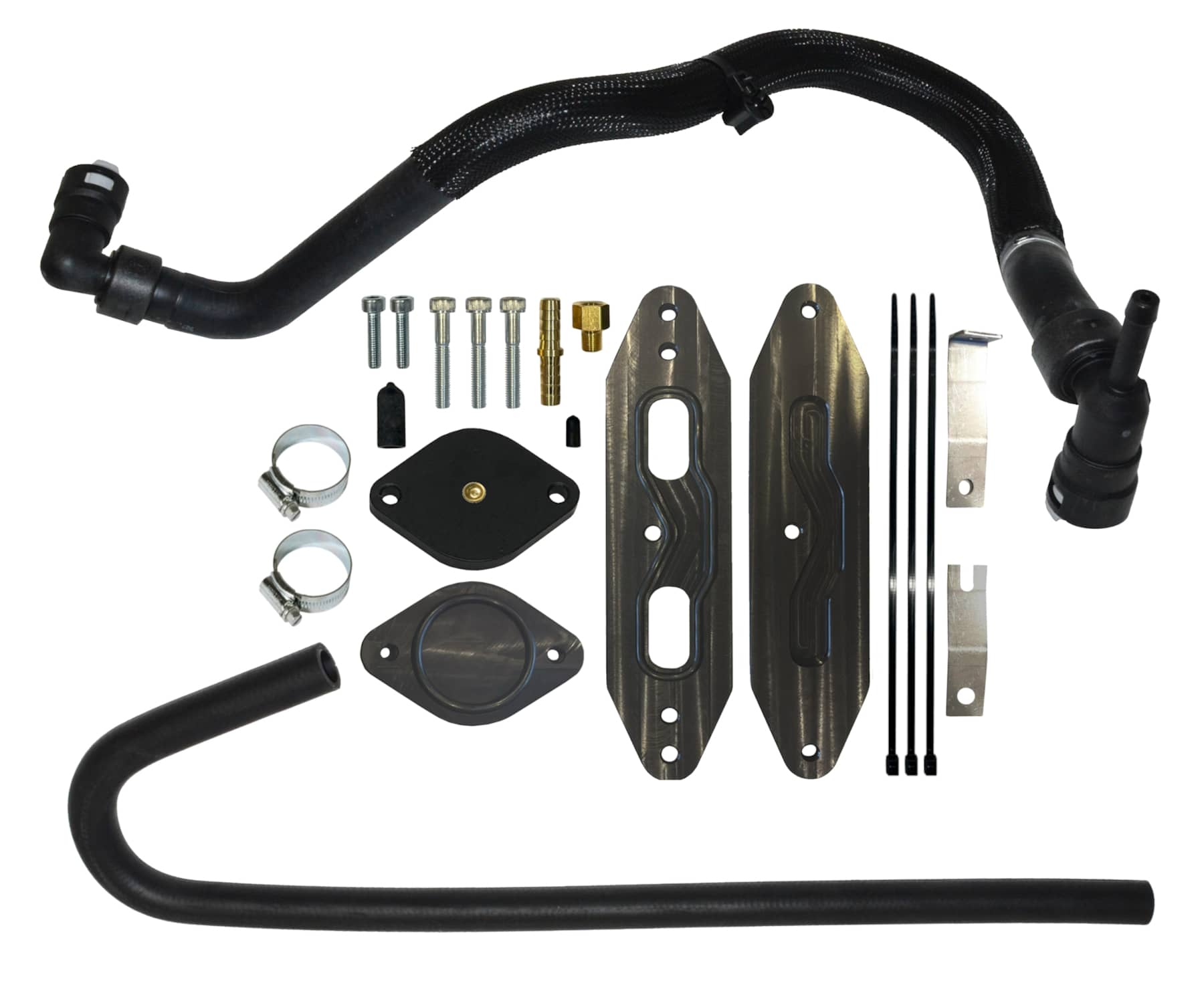 COOLER UPGRADE WITH COOLANT RE-ROUTE HOSES, W/PASS THROUGH PLATE ; 15 ...