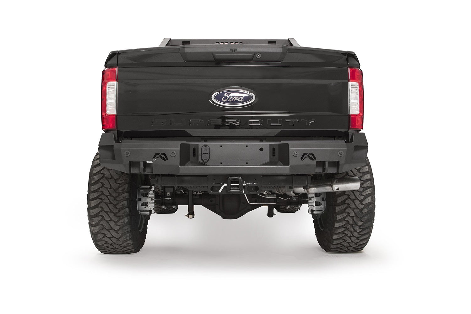 Fab Fours FS17-W4151-1 - Premium Rear Bumper 2 Stage Black Powder Coat ...