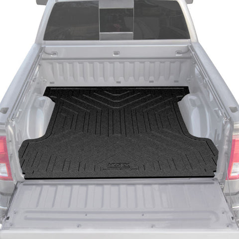 Husky Liner 16007 Bed Mat Direct-Fit Without Raised Edges Black Rubber Tailgate 