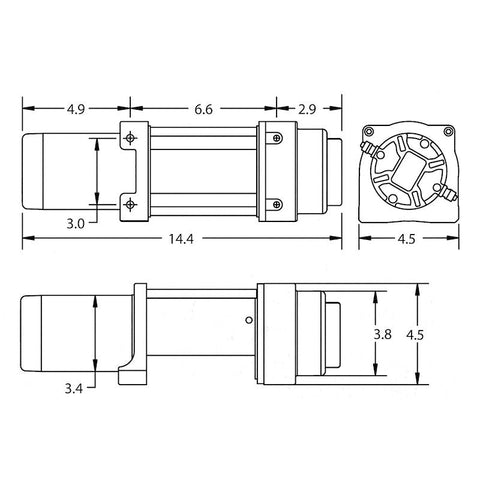 Superwinch 1145260 Terra 4500 Winch