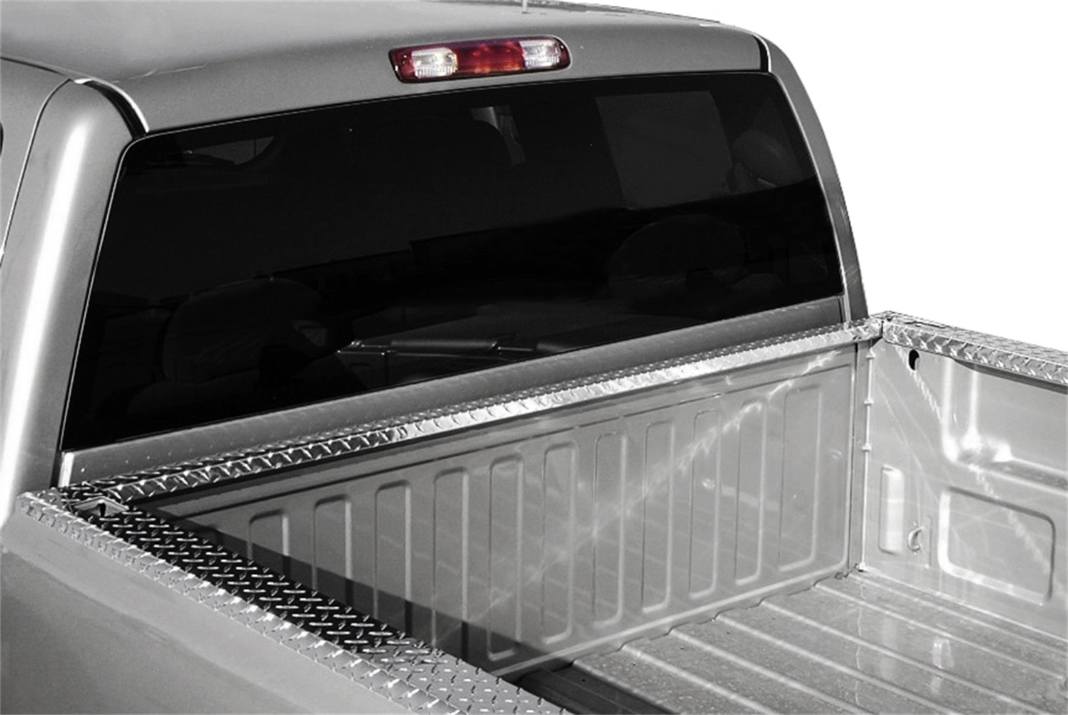Bulkhead Railing ICI BH01TB Truck Bed Bulkhead Cap Treadbrite Aluminum – Bak Industries