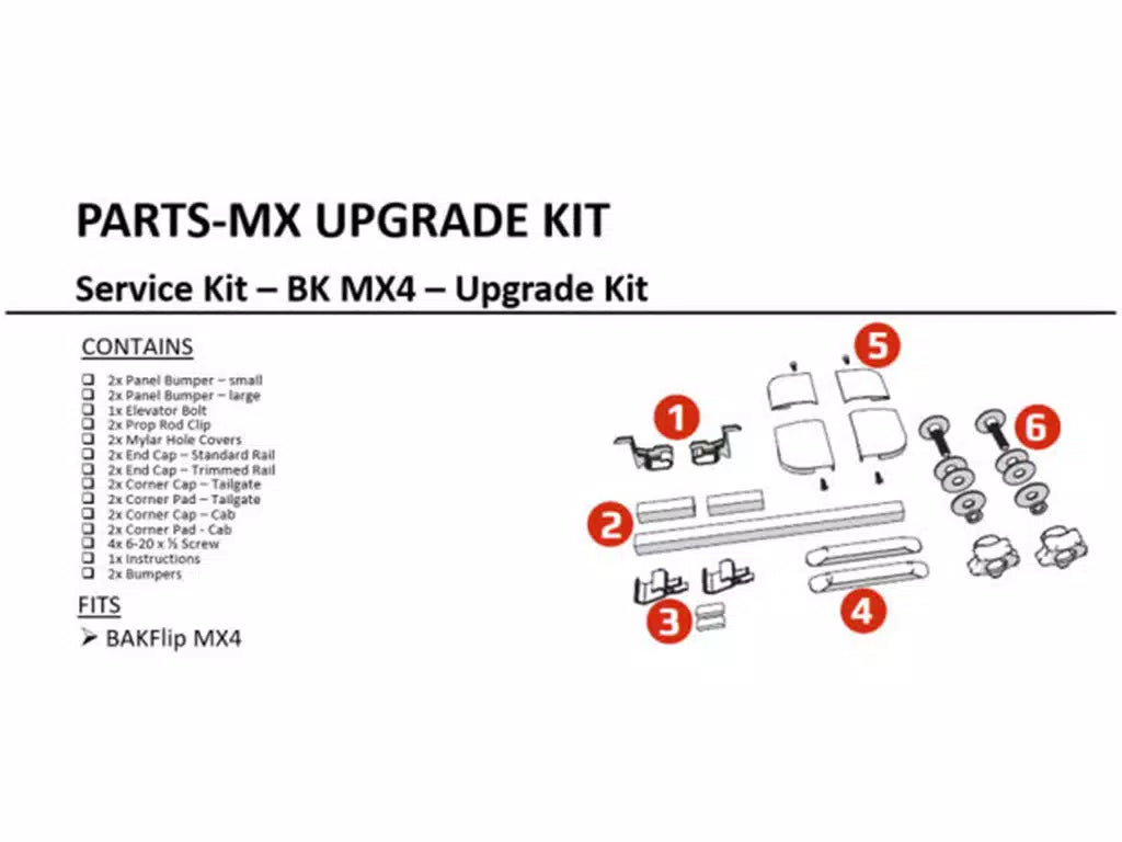 BAKFLIP MX4 UPGRADE KIT PARTS-MX Upgrade Kit