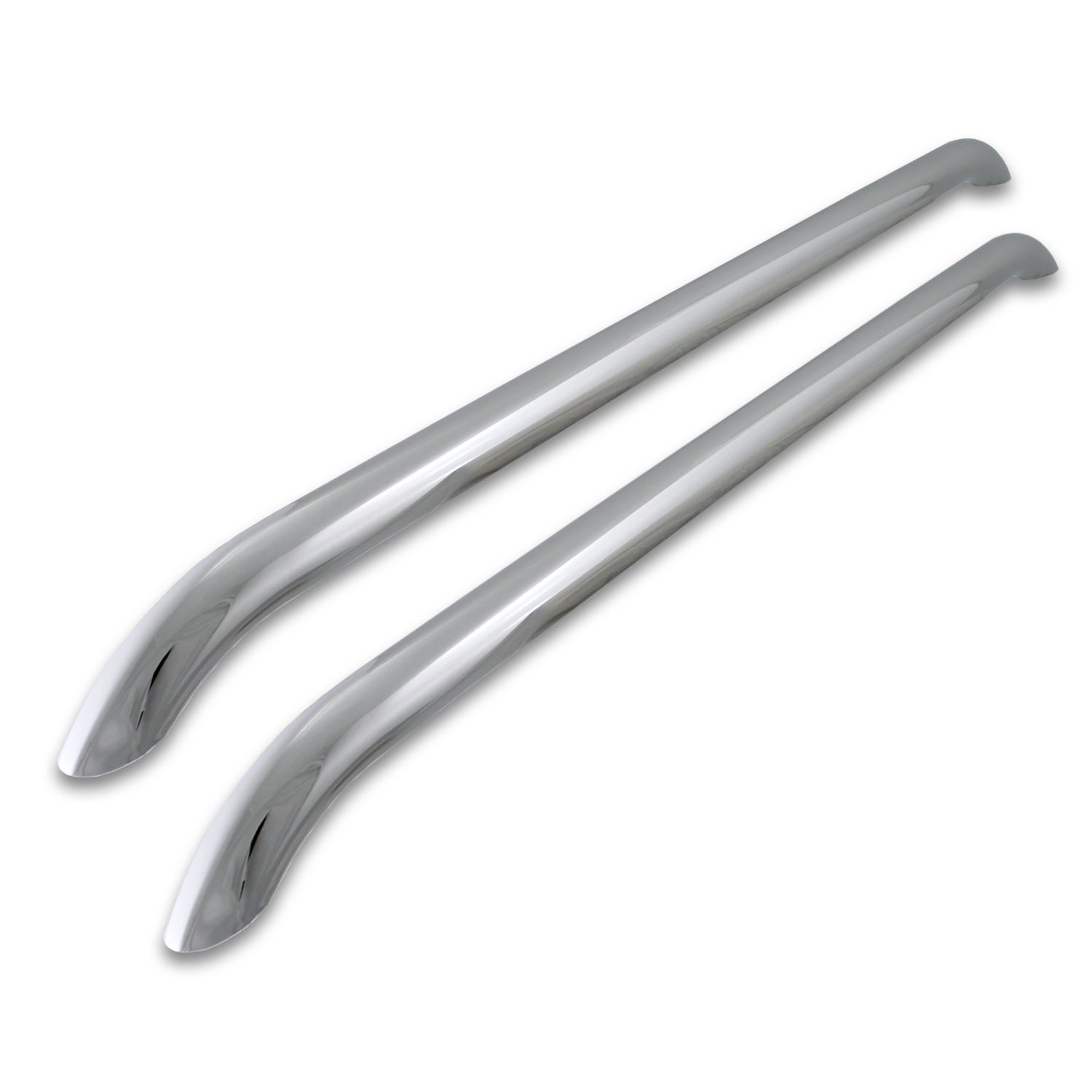 Raptor Series - 0205-0209 - 1.9 In Round Bed Rails Polished Stainless ...