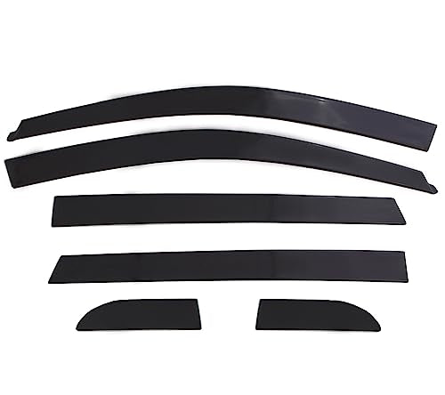 Auto Ventshade [AVS] Low Profile Ventvisor/Rain Guards | Smoke Color, 6 pc | 896011 | Fits 2020-2023 Lincoln Corsair