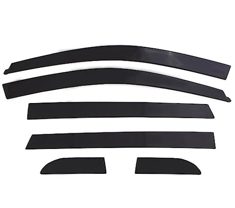 Auto Ventshade [AVS] Low Profile Ventvisor/Rain Guards | Smoke Color, 6 pc | 896011 | Fits 2020-2023 Lincoln Corsair