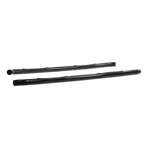 ARIES 204045 3-Inch Round Black Steel Nerf Bars, No-Drill, Select Chevrolet Silverado, GMC Sierra 1500, 2500, 3500 HD