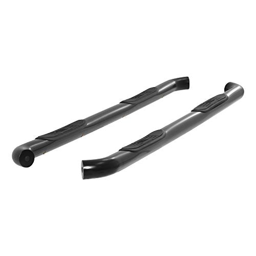 ARIES 204045 3-Inch Round Black Steel Nerf Bars, No-Drill, Select Chevrolet Silverado, GMC Sierra 1500, 2500, 3500 HD