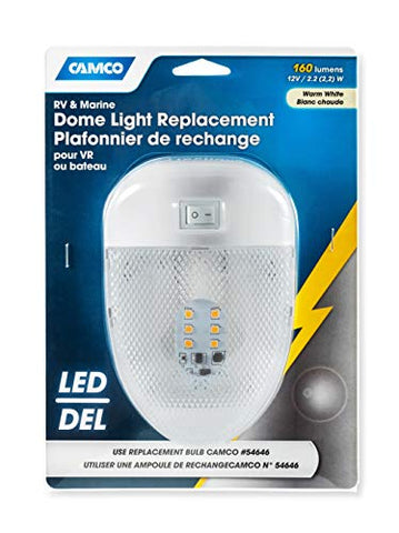 Camco Replacement LED Single Dome Light