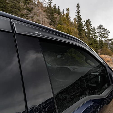 Auto Ventshade [AVS] Low Profile Ventvisor/Rain Guards | Smoke Color, 6 pc | 896011 | Fits 2020-2023 Lincoln Corsair
