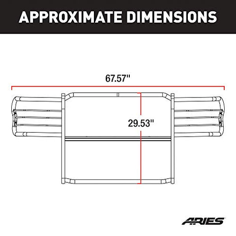 Aries Automotive 2042 Black Grille Guard