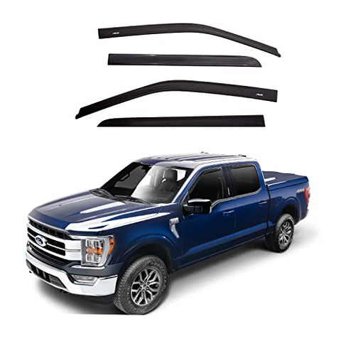 Auto Ventshade 194975 in-Channel Ventvisor Side Window Deflector