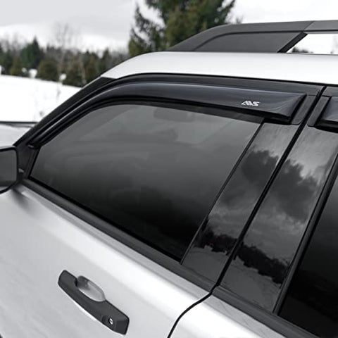 Auto Ventshade [AVS] Ventvisor/Rain Guards | Outside Mount, Smoke Color, 4 pc | 94457 | Fits 2016-2021 Hyundai Tucson