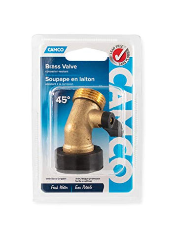 Camco Stainless Steel Solid Brass Water Wye Valve