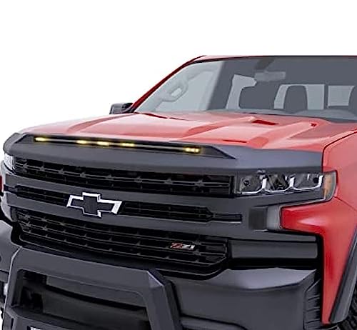 Auto Ventshade 753168 Black Aeroskin LightShield for 2019 Silverado 1500