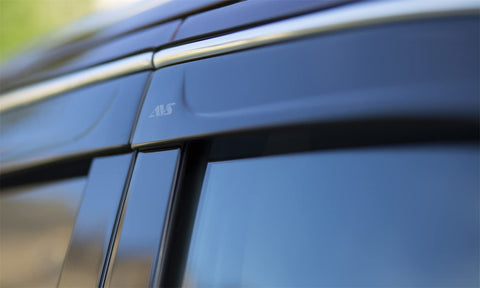 Auto Ventshade 794033 Ventvisor Low Profile Deflector 4 pc.; Smoke w/Chrome Trim;