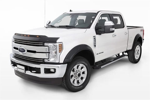 Auto Ventshade [AVS] Aeroskin Lightshield Hood Protector | 2017-2022 Ford F-250/F-350/F-450/F-550 Super Duty, Textured Black, 1 pc | 753135