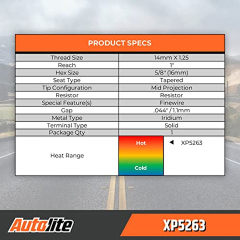 Autolite XP5263 Iridium XP Spark Plug