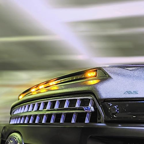 Auto Ventshade 753168 Black Aeroskin LightShield for 2019 Silverado 1500