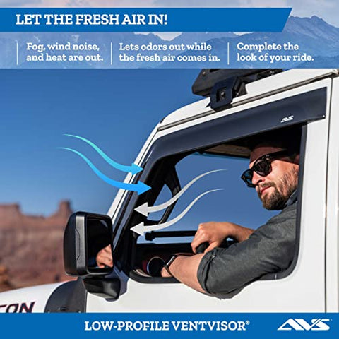 Auto Ventshade 894041 Seamless Ventvisor - 4 Piece