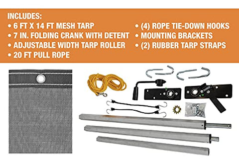 Buyers Products DTR4510 Dump Tarp Roller Kit (Tarp Roller Kit