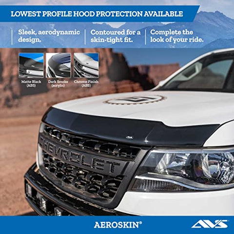 Auto Ventshade [AVS] Aeroskin Hood Protector | 2017-2020 Ford F-150 Ra ...