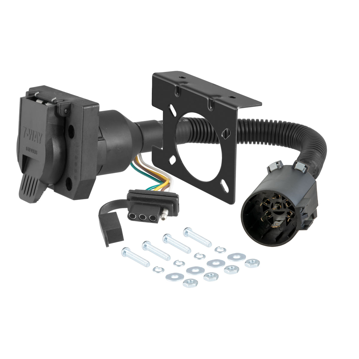 Dual-Output 7 & 4-Way Connector (Plugs Into USCAR)