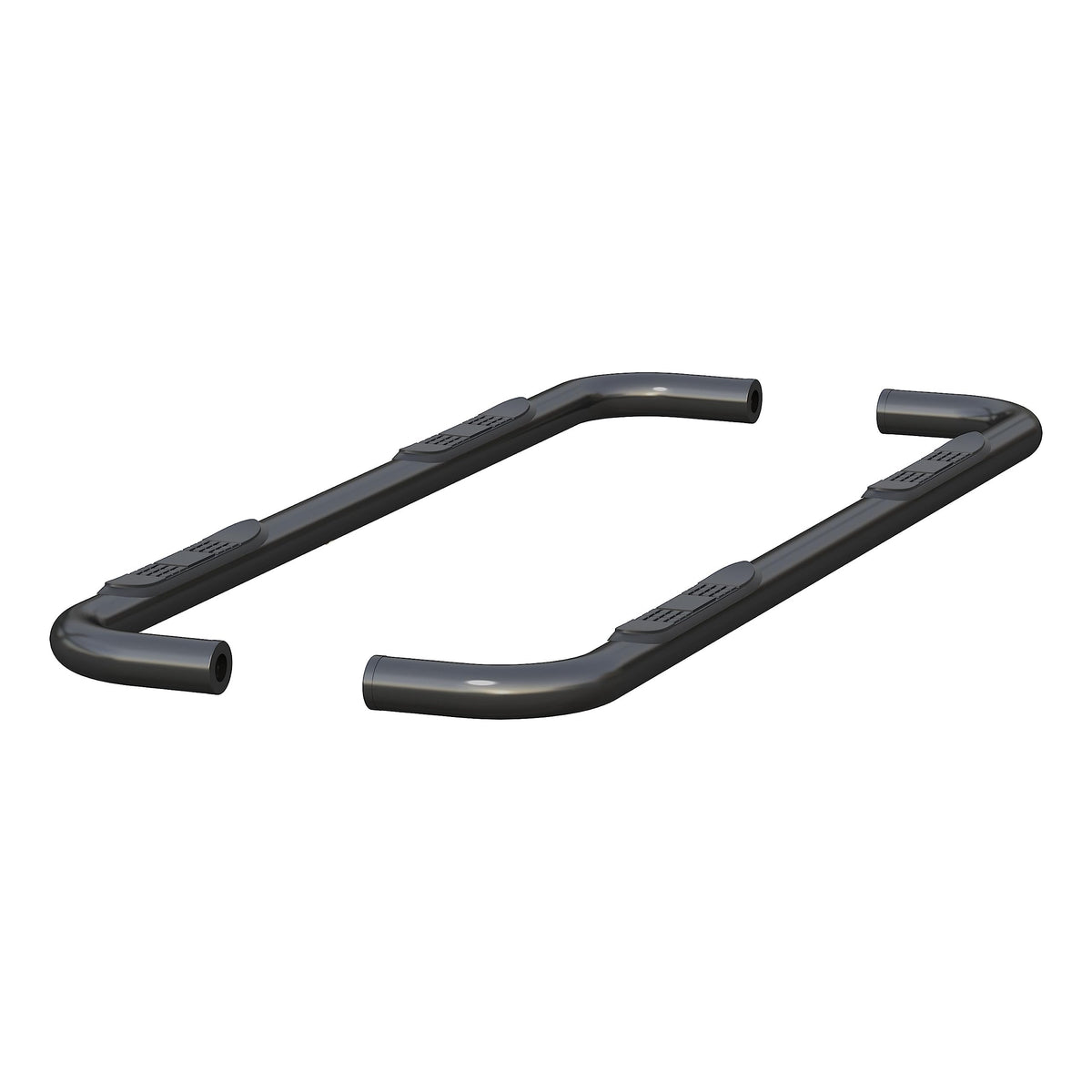 ARIES 204053 3-Inch Round Black Steel Nerf Bars, No-Drill, Select Chevrolet Silverado, GMC Sierra 1500