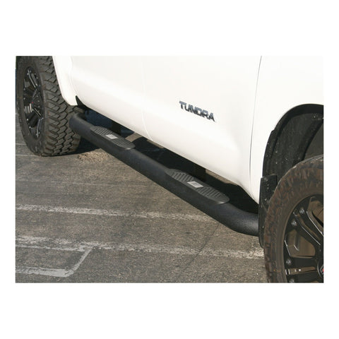 ARIES AL232013 Big Step 4-Inch Round Black Aluminum Nerf Bars Select Toyota Tundra