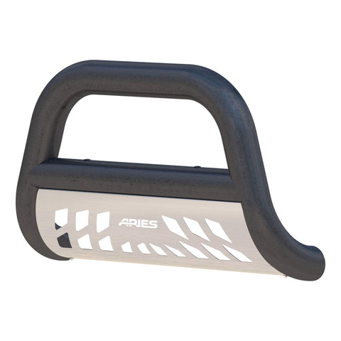 ARIES AL45-3006 Big Horn 4-Inch Black Aluminum Bull Bar, Select Ford F-250, F-350 Super Duty