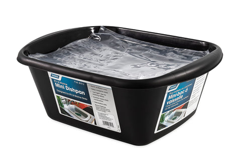 Camco Sink Kit with Dish Drainer Dish Pan and Sink Mat