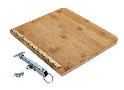 Camco 43423 Bamboo Accents RV Countertop Extension - Mounts Directly to Your Existing Countertop - Food Safe Construction - 12-Inches (L) x 13 ½-Inches (W) x ¾-Inch (Thick)