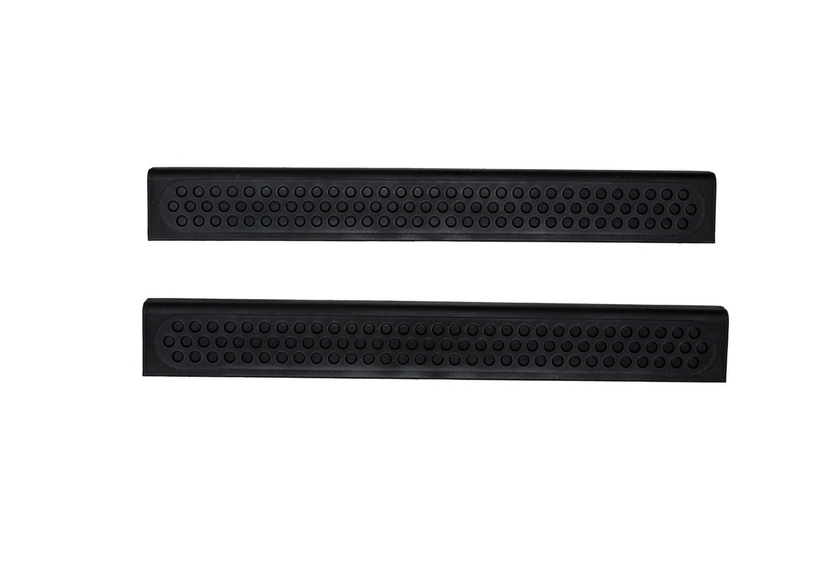 Auto Ventshade 88106 Stepshield Black Door Sill Protector 2-Piece Set For 1997-2006 Jeep Wrangler
