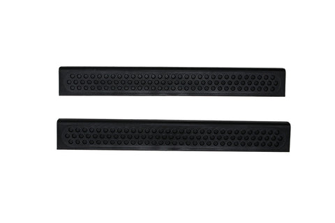 Auto Ventshade 88106 Stepshield Black Door Sill Protector 2-Piece Set For 1997-2006 Jeep Wrangler