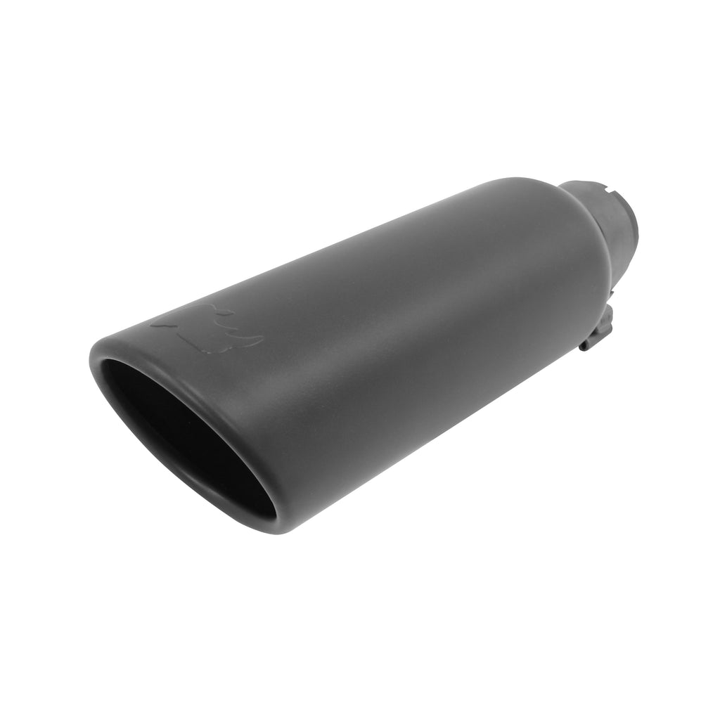 Go Rhino GRT225514B Black Powder Coated Stainless Steel Exhaust Tip