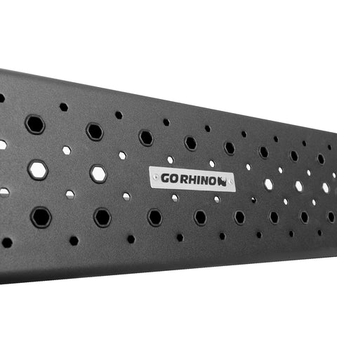 Go Rhino 6863404787T - HD OE Xtreme SideSteps With Mounting Bracket Kit - Textured Black