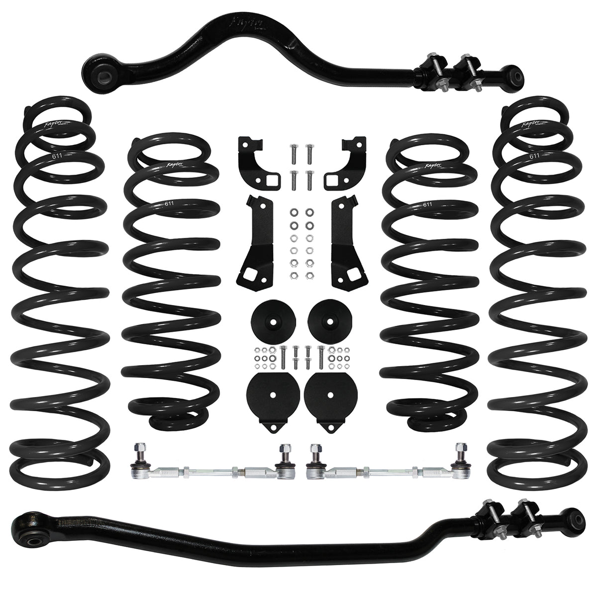 RSO Suspension - KJK2511 - 2.5 Inch Stage 1.1 Lift Kit - 07-18 Jeep Wrangler JK/JKU Lift Height: 2.5in Position: Front And Rear