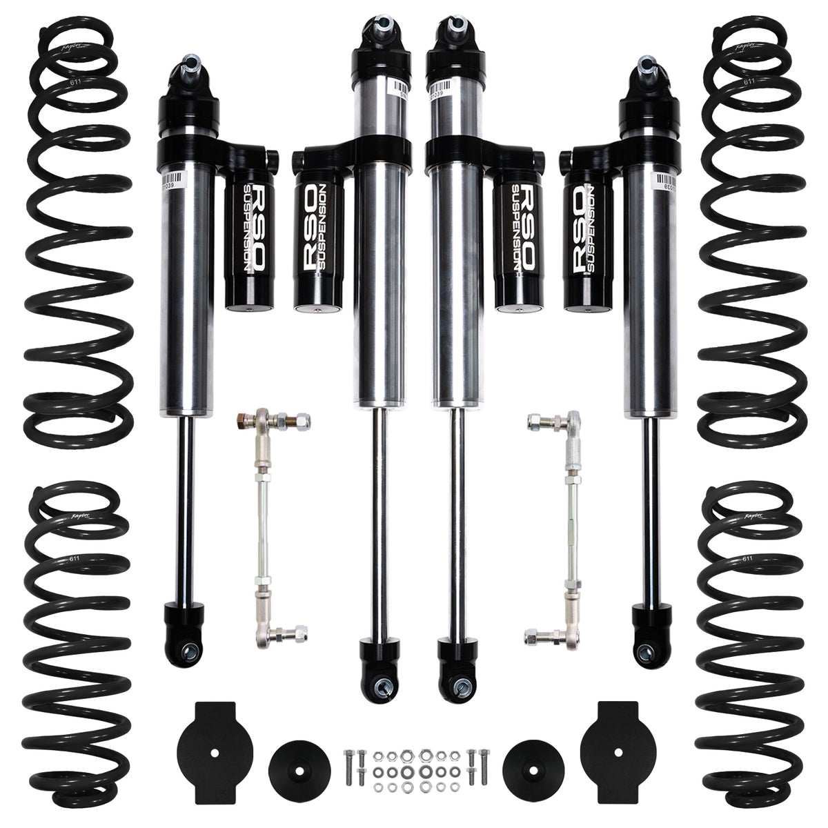RSO Suspension - KJL2520 - 2.5 Inch Stage 1.2 Lift Kit - 18-23 Jeep Wrangler JL/JLU Lift Height: 2.5in Position: Front And Rear
