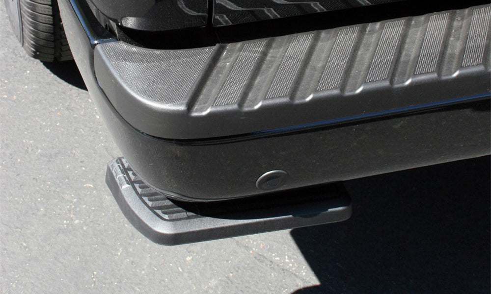 AMP Research 75328-01A BedStep Retractable Bumper Step For 2021-2022 F ...