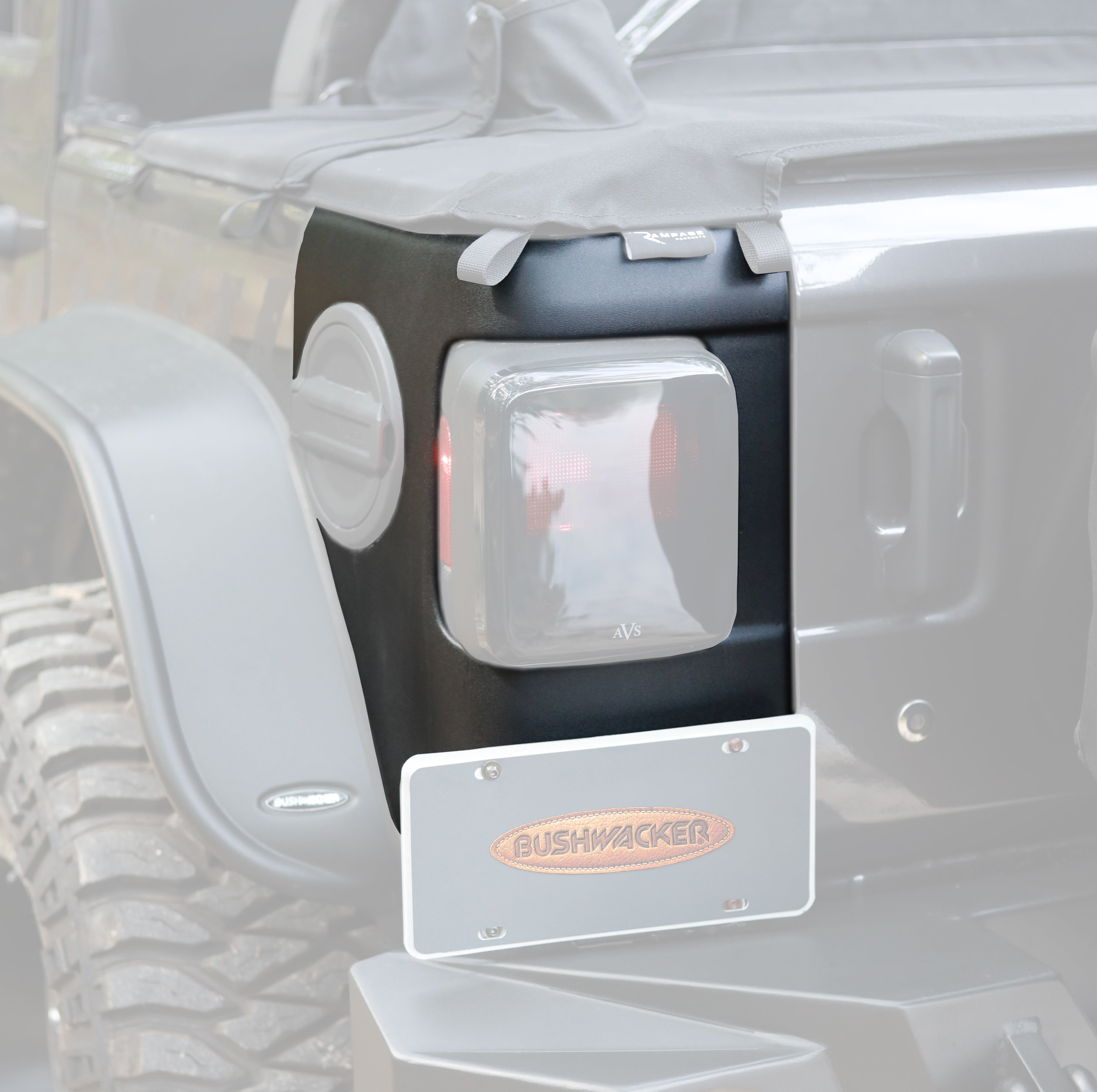 Bushwacker 14084 Trail Armor Rear Corner Black, 2-Piece Set – Canada ...